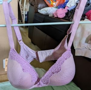 Purple adjustable bra